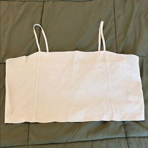 Express Light Gray Knit Top